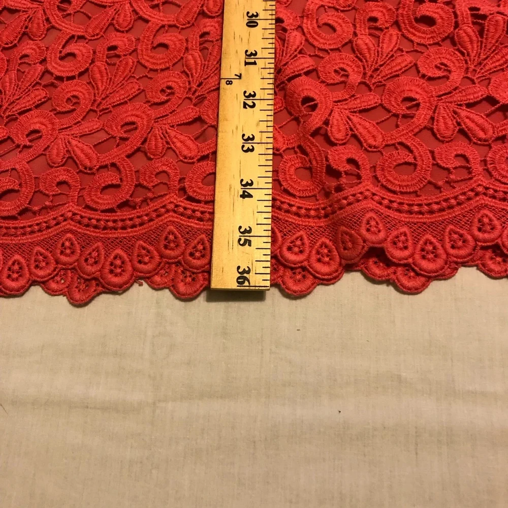 Ralph Lauren Coral Lace Midi Dress; NWT; Size 8 - Picture 8 of 16